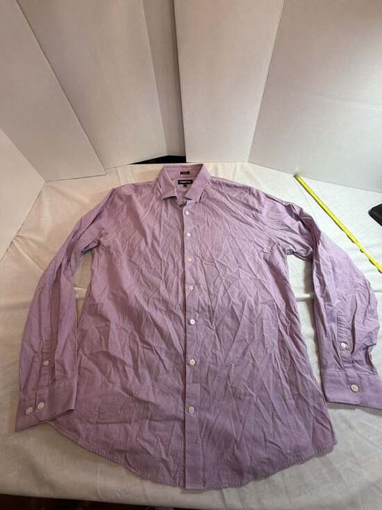 Express Other - Express 1MX Extra Slim Fit Button-Down Long Sleeve Lavender, Size XXL 18-18 1/2